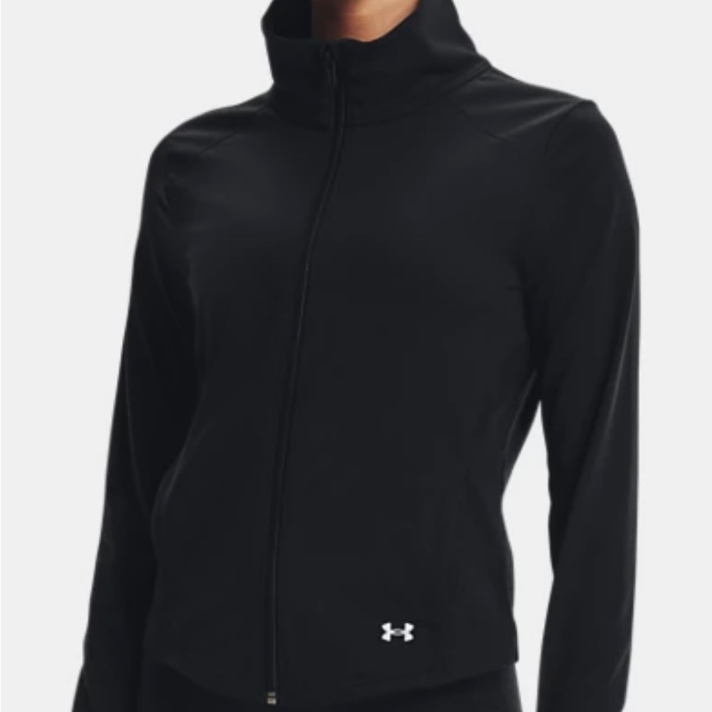 Under Armour black zip up fitted